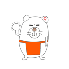 Cute & healing transparent dog sticker #7182872