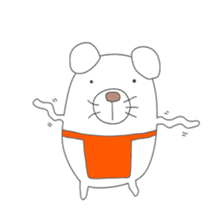 Cute & healing transparent dog sticker #7182874