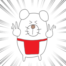 Cute & healing transparent dog sticker #7182876