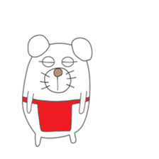 Cute & healing transparent dog sticker #7182881