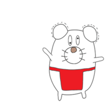 Cute & healing transparent dog sticker #7182886