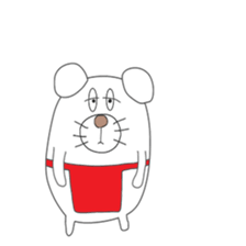 Cute & healing transparent dog sticker #7182887