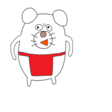 Cute & healing transparent dog sticker #7182888