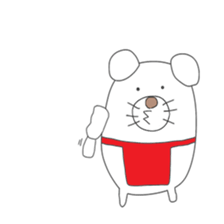 Cute & healing transparent dog sticker #7182889