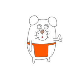 Cute & healing transparent dog sticker #7182896