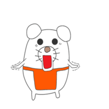 Cute & healing transparent dog sticker #7182898