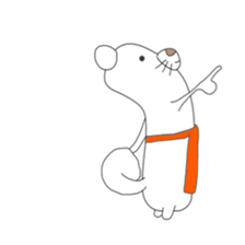 Cute & healing transparent dog sticker #7182899