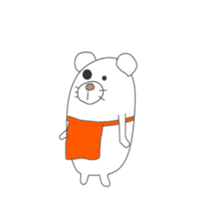 Cute & healing transparent dog sticker #7182900