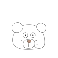 Cute & healing transparent dog sticker #7182902