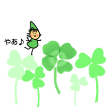 Flowers and a fairy sticker #7182906