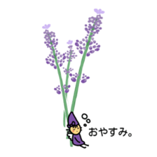 Flowers and a fairy sticker #7182911