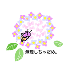 Flowers and a fairy sticker #7182915