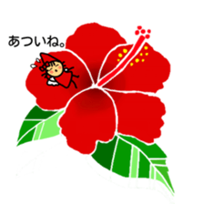 Flowers and a fairy sticker #7182921