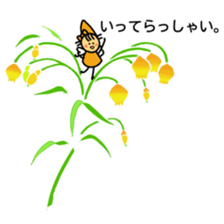 Flowers and a fairy sticker #7182936