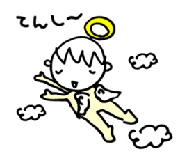 tenshi-cyan sticker #7183207