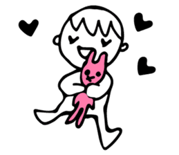 tenshi-cyan sticker #7183220