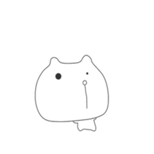 Cute & healing transparent bear sticker #7183272