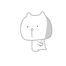 Cute & healing transparent bear sticker #7183274