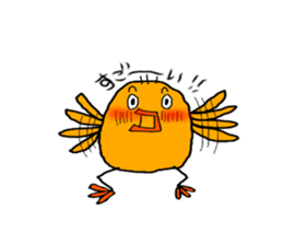 Yellow Little Birds sticker #7183507