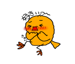 Yellow Little Birds sticker #7183508