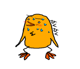Yellow Little Birds sticker #7183510