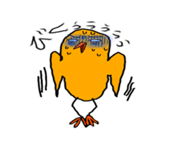 Yellow Little Birds sticker #7183512