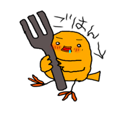 Yellow Little Birds sticker #7183519