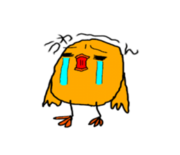 Yellow Little Birds sticker #7183526