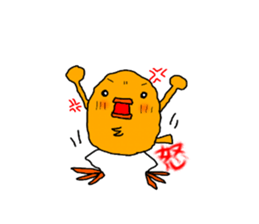 Yellow Little Birds sticker #7183530