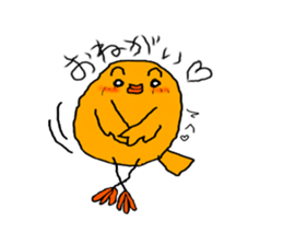 Yellow Little Birds sticker #7183531
