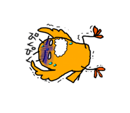 Yellow Little Birds sticker #7183533