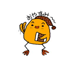 Yellow Little Birds sticker #7183542