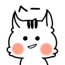 white squirrel Lili-chan sticker #7183832