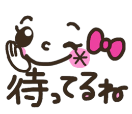 Pretty smiley sticker sticker #7183911