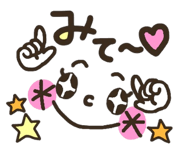 Pretty smiley sticker sticker #7183924