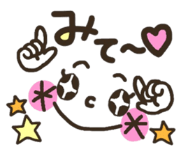 Pretty smiley sticker sticker #7183924