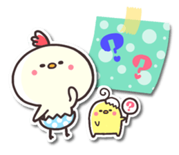 Chicken & chick2 sticker #7184731