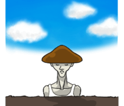 Ultimate fighting people "Mushroom man" sticker #7184667