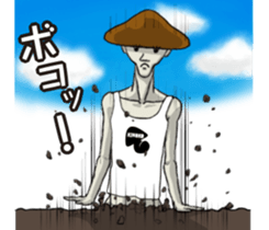 Ultimate fighting people "Mushroom man" sticker #7184668