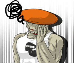 Ultimate fighting people "Mushroom man" sticker #7184691