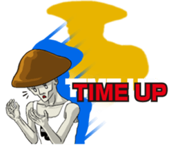 Ultimate fighting people "Mushroom man" sticker #7184694