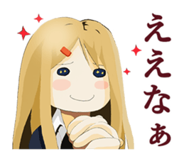 Daily conversation of Kyoto valve women sticker #7185403