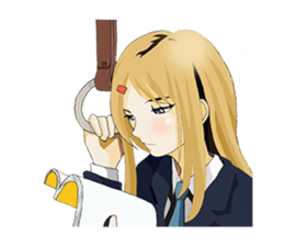 Daily conversation of Kyoto valve women sticker #7185409