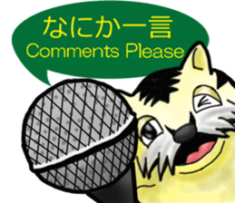 Tiger puffer Mr. balloons mock sticker #7186915