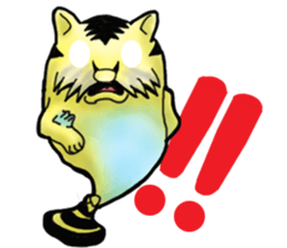 Tiger puffer Mr. balloons mock sticker #7186927