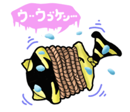 Tiger puffer Mr. balloons mock sticker #7186930