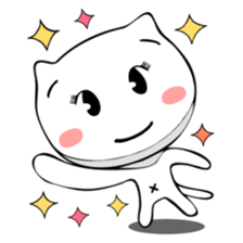 The lovely cat sticker !! sticker #7186975