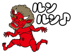 Cute ONI sticker #7187066