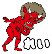 Cute ONI sticker #7187072