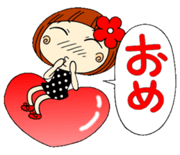 Castor bean-chan 4 sticker #7187273